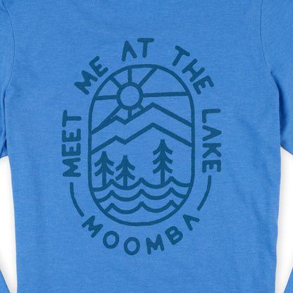 Moomba Women's Meet Me at the Lake Crop LS Tee - Heather Royal
