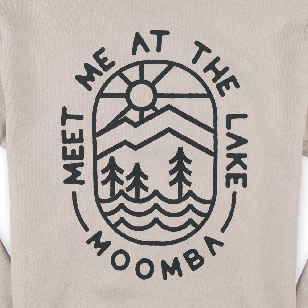 Moomba Meet Me at the Lake Hooded Sweatshirt - Smoke Grey