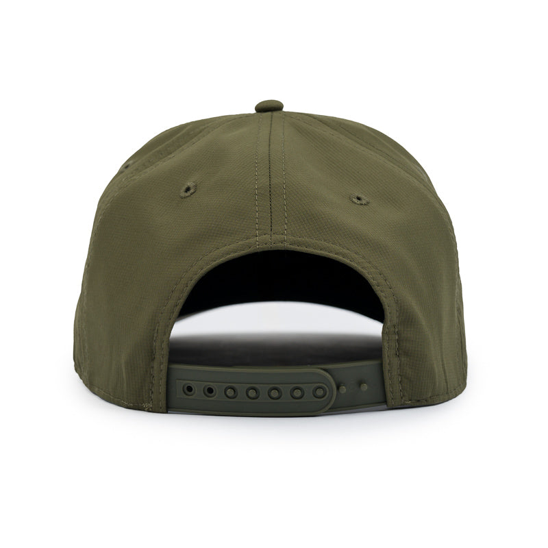 Moomba Performance Rope Cap - Olive Green