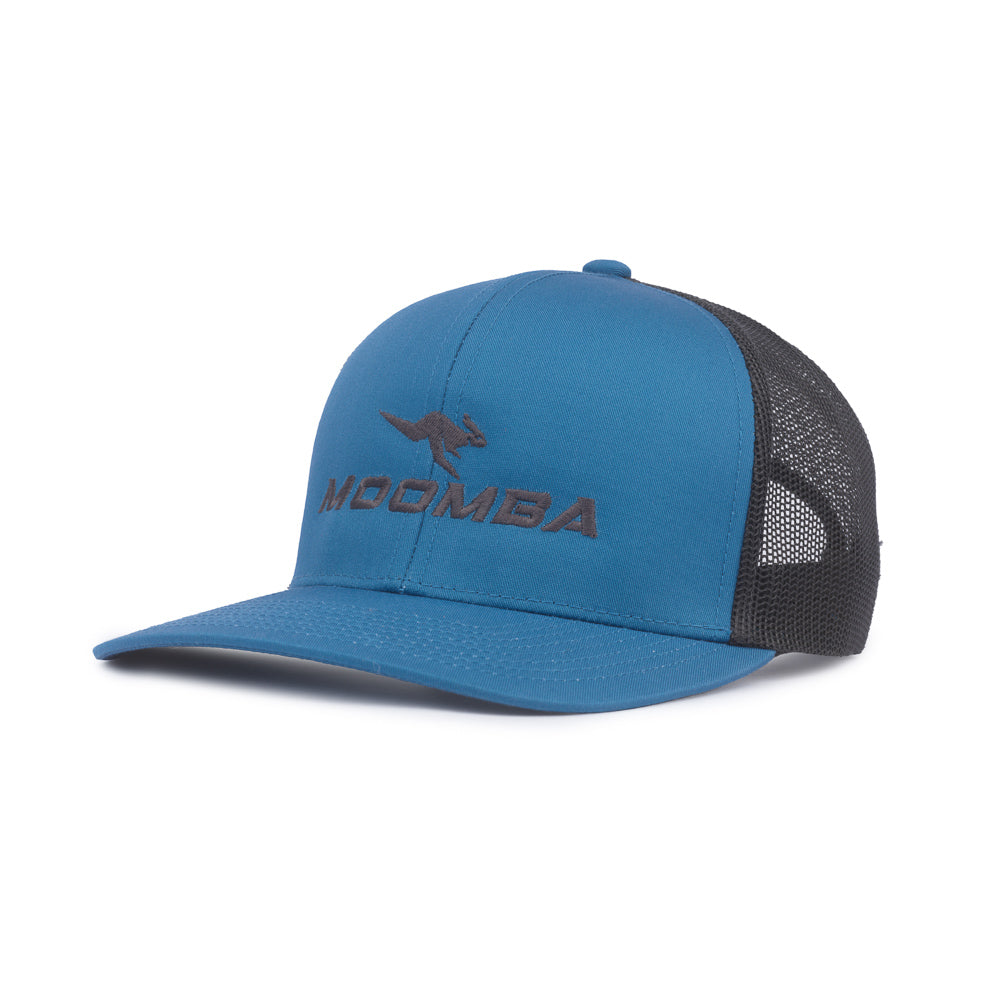 Moomba Pacific Trucker Cap - Ocean Blue / Charcoal