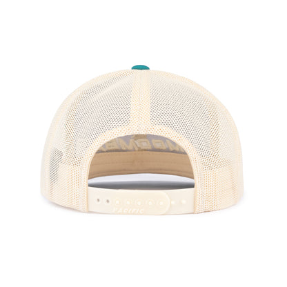 Moomba Pacific Trucker Cap - Teal / Beige