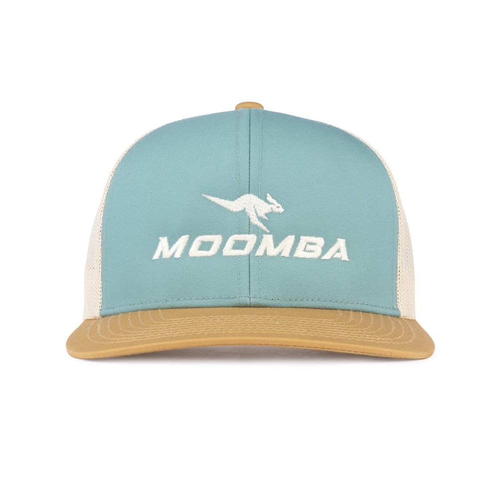 Moomba Pacific Trucker Cap - Smoke Blue / Beige / Gold