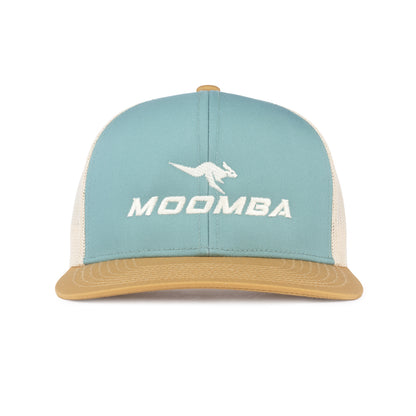 Moomba Pacific Trucker Cap - Smoke Blue / Beige / Gold