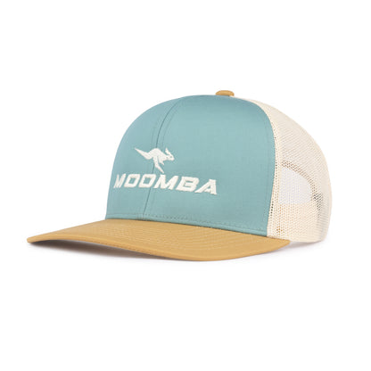 Moomba Pacific Trucker Cap - Smoke Blue / Beige / Gold