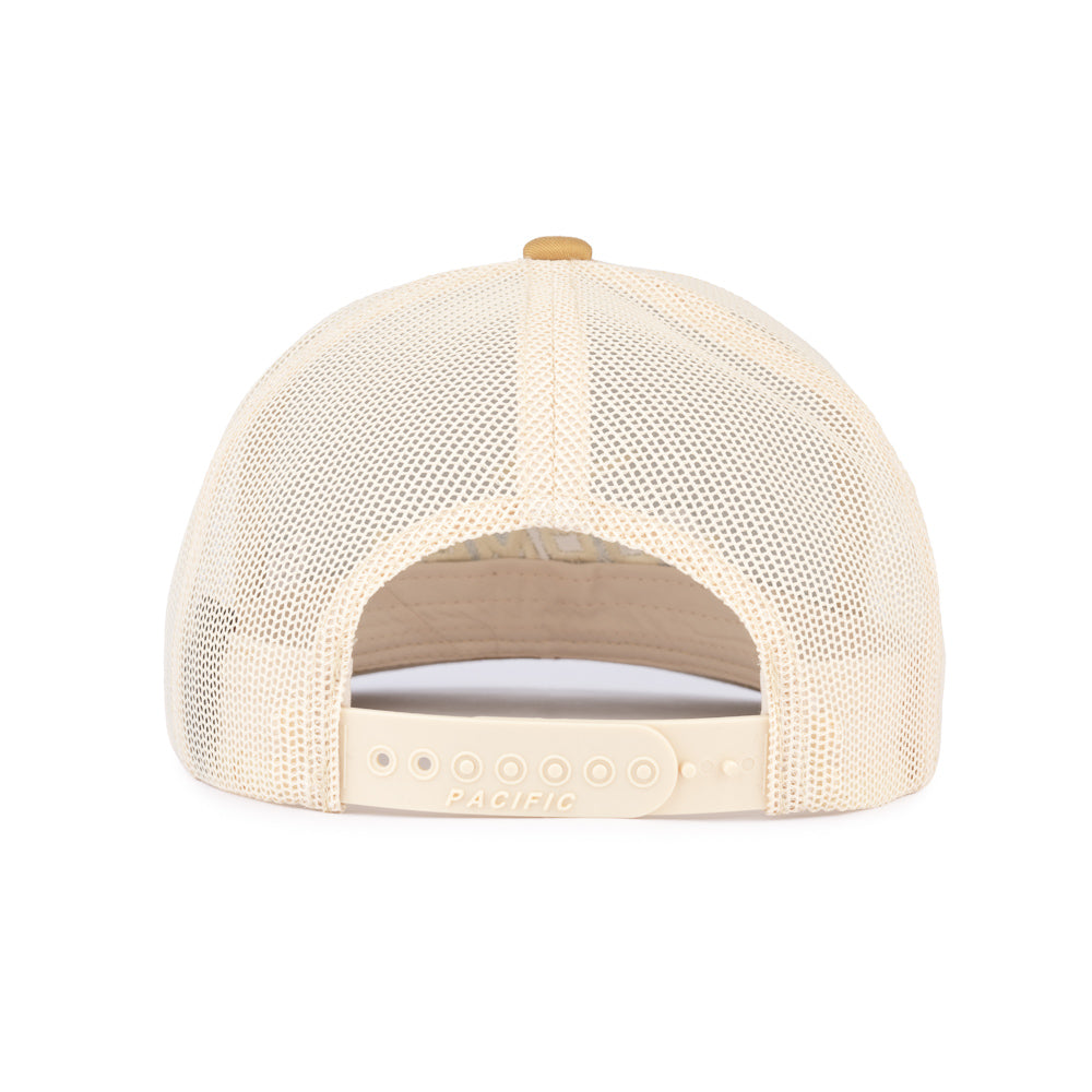 Moomba Pacific Trucker Cap - Smoke Blue / Beige / Gold