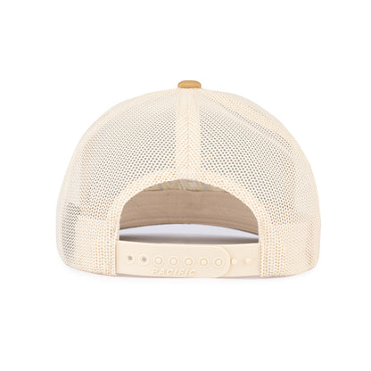 Moomba Pacific Trucker Cap - Smoke Blue / Beige / Gold