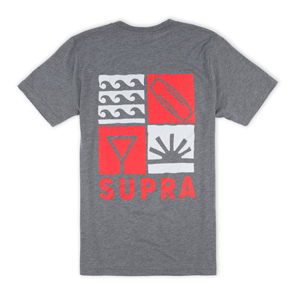 Supra Iconic Tee - Grey