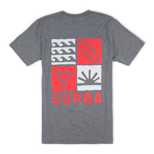 Supra Iconic Tee - Grey