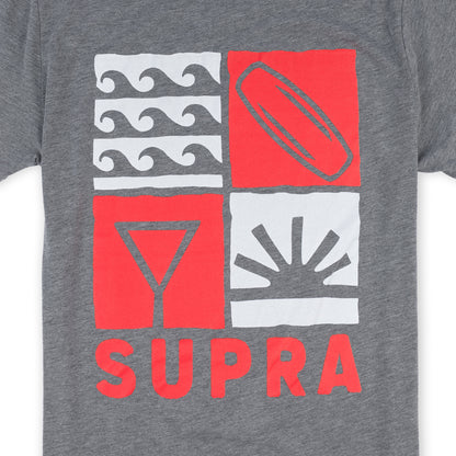 Supra Iconic Tee - Grey