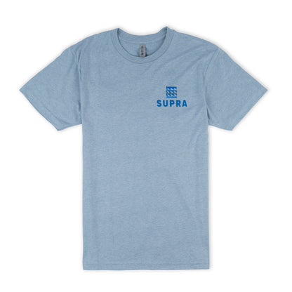 Supra Iconic Tee - Stonewashed Denim