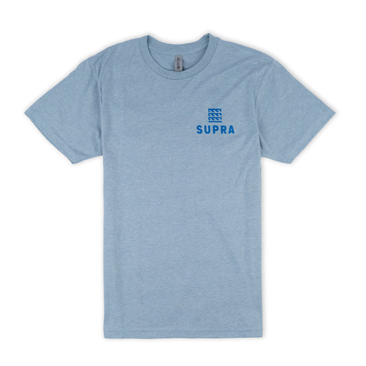 Supra Iconic Tee - Stonewashed Denim