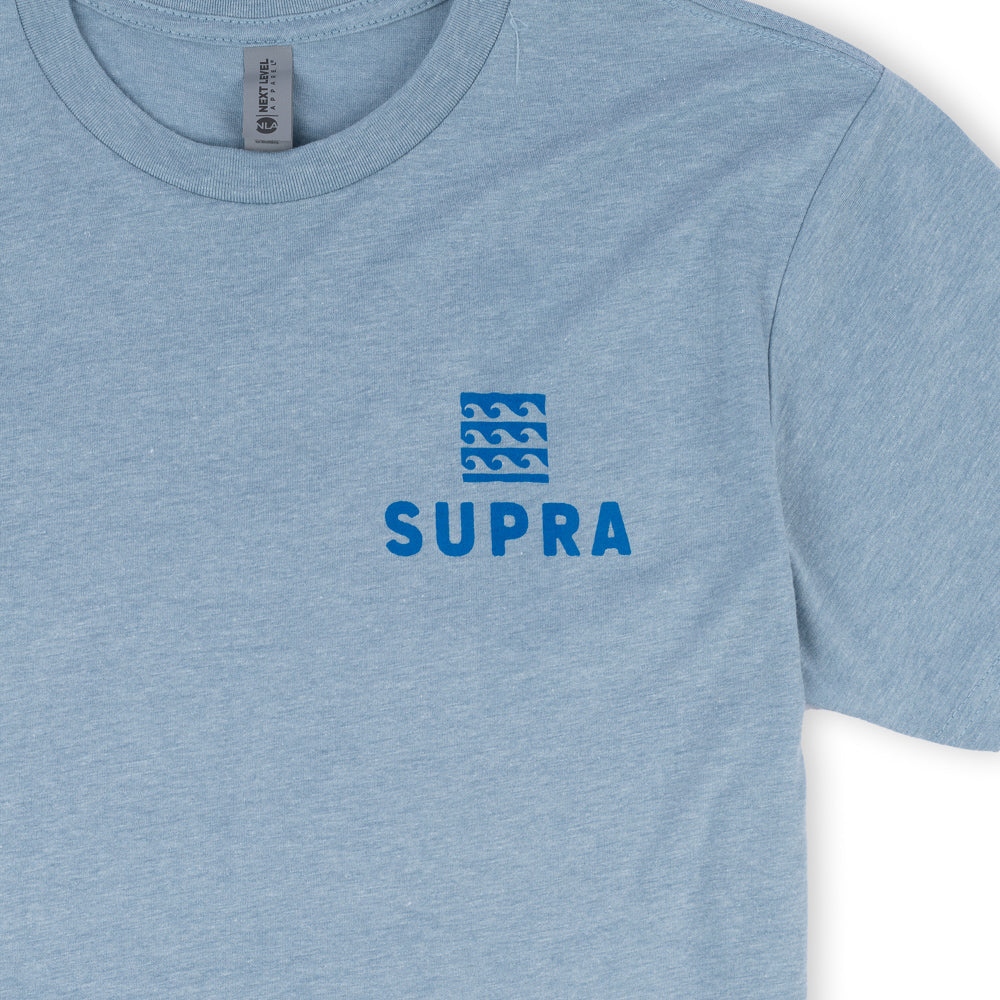 Supra Iconic Tee - Stonewashed Denim