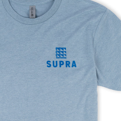 Supra Iconic Tee - Stonewashed Denim
