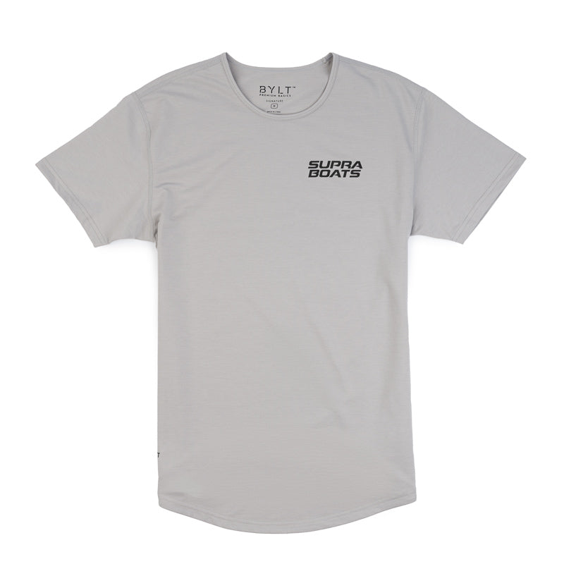 Supra BYLT Drop Cut Tee - Storm Grey