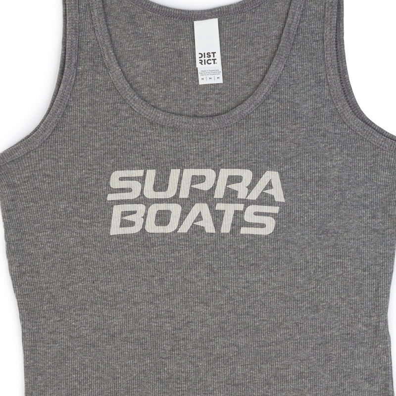 Supra Women's Classic Rib Tank - Grey Frost – Skier's Choice Apparel