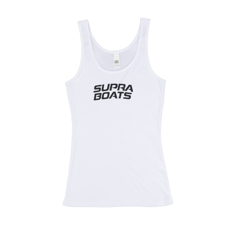 Supra Women's Classic Rib Tank - White