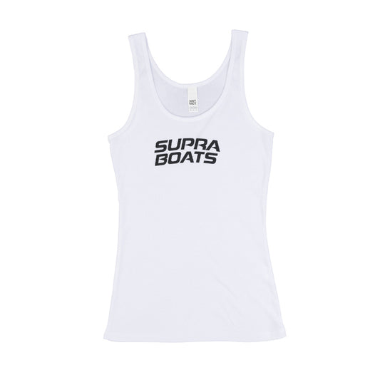 Supra Women's Classic Rib Tank - White