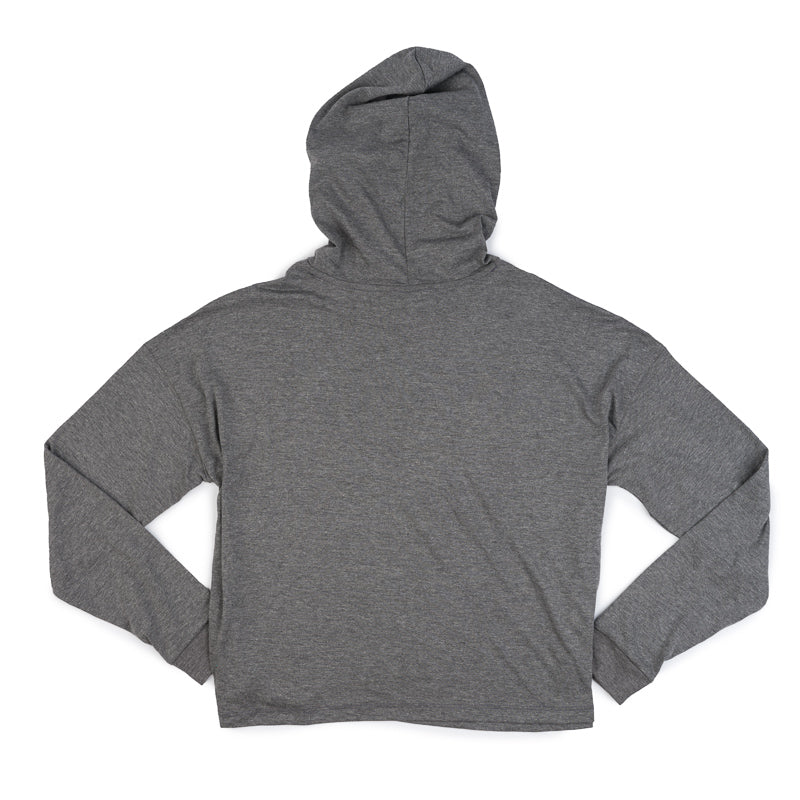 Supra Women's LS Midi Hoodie - Grey Frost