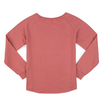 Supra Women's Wave Wash Crewneck Sweatshirt - Dusty Rose - CLEARANCE