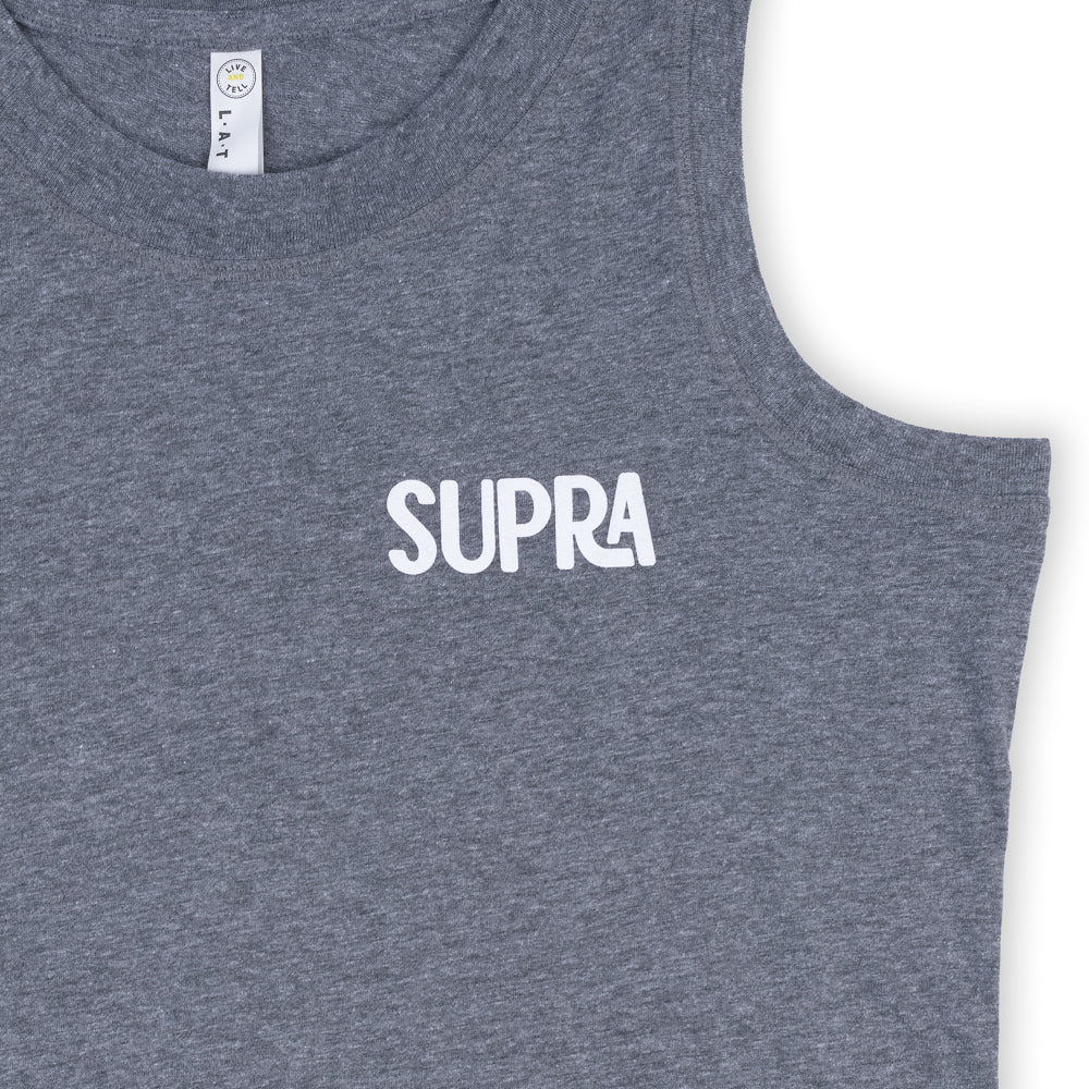 Supra Women's Relentless Tank - Granite Heather