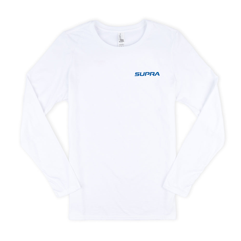 Supra Women's No Apology LS Tee - White