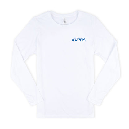 Supra Women's No Apology LS Tee - White