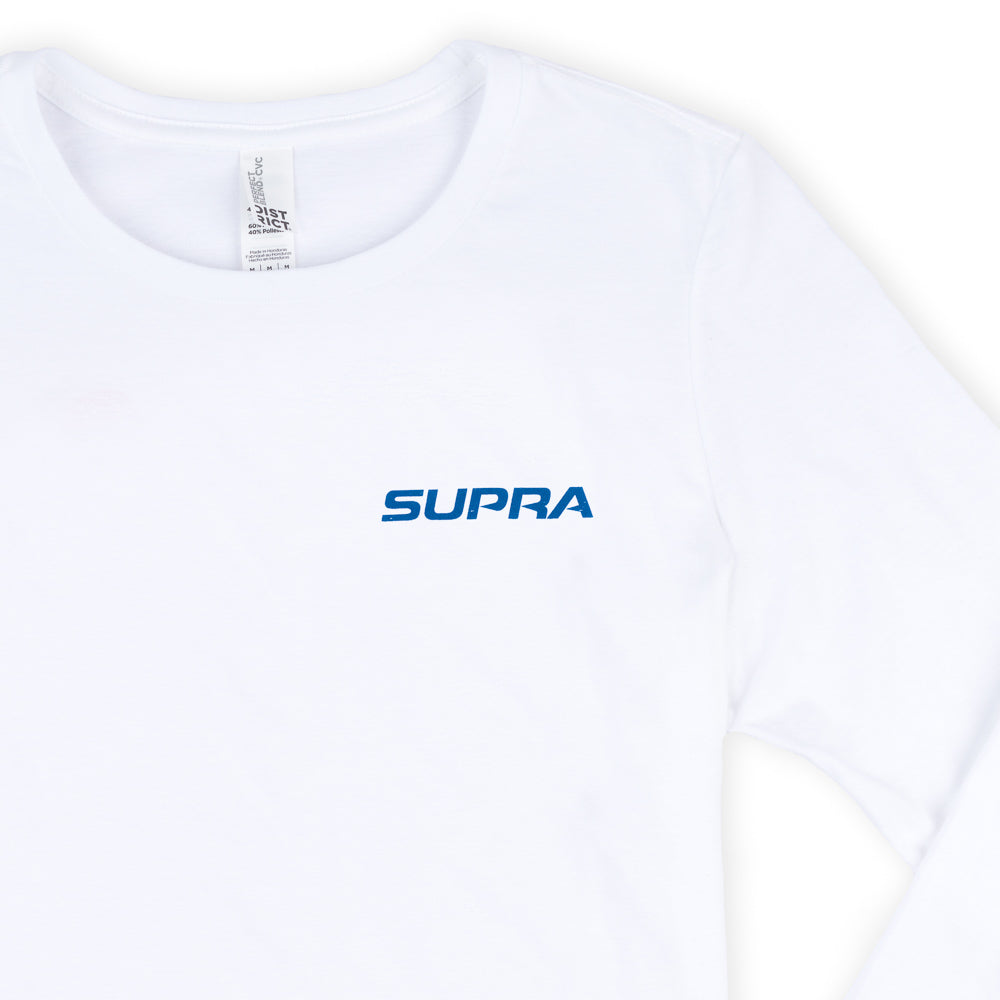Supra Women's No Apology LS Tee - White