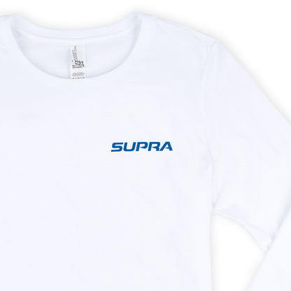 Supra Women's No Apology LS Tee - White