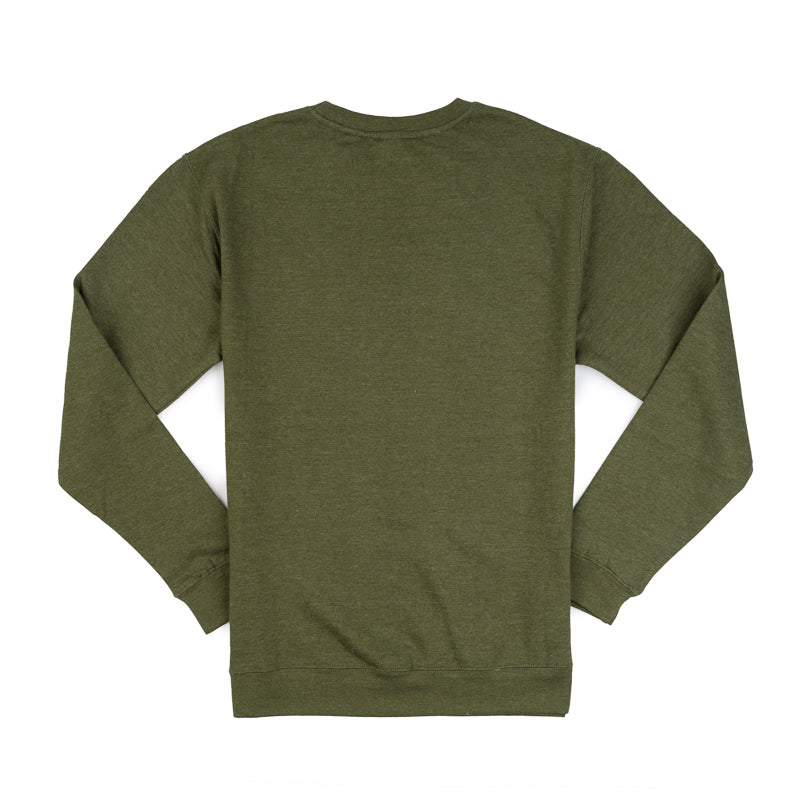 Supra Core Crewneck Sweatshirt - Army Heather