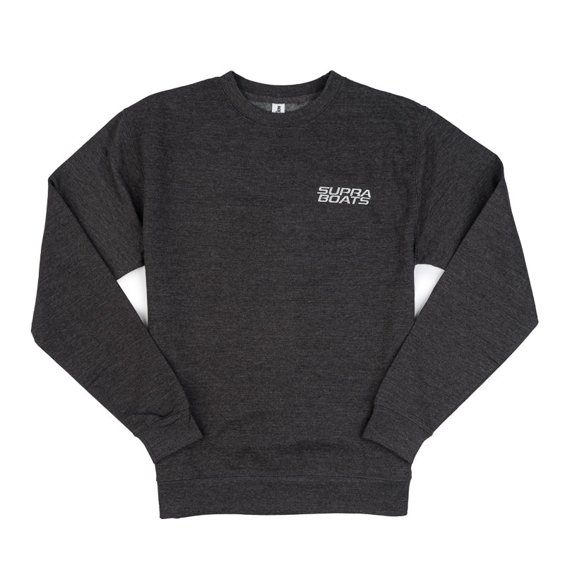 Supra Core Crewneck Sweatshirt - Charcoal Heather