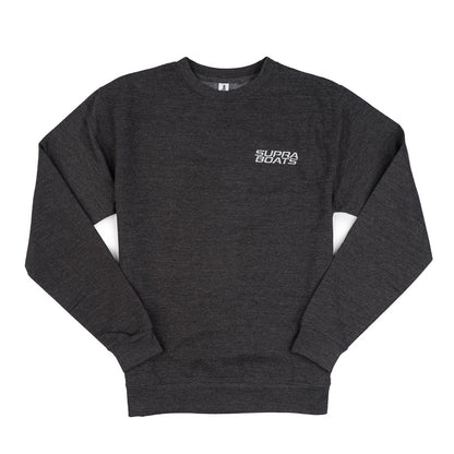 Supra Core Crewneck Sweatshirt - Charcoal Heather