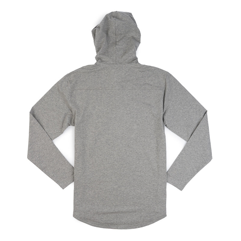 Supra BYLT Drop Cut Lux Hooded Henley - Heather Grey