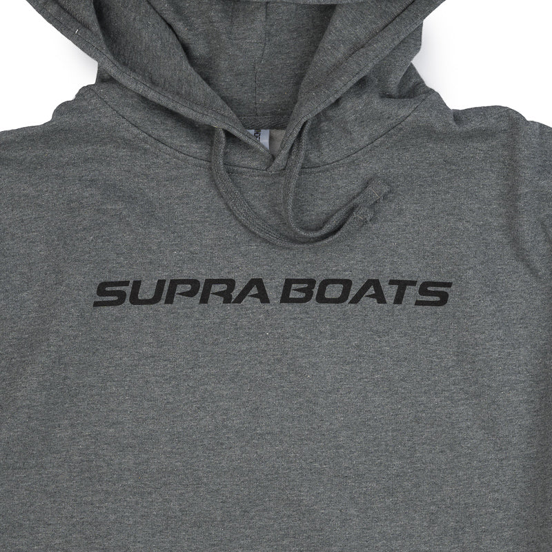 Supra Linear Hooded Sweatshirt - Gunmetal Heather