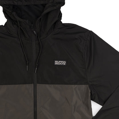 Supra Windbreaker Jacket - Black / Graphite