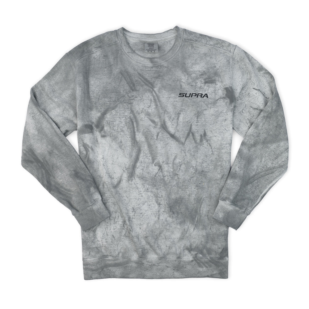 Supra Colorblast Crewneck Sweatshirt - Smoke