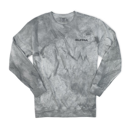 Supra Colorblast Crewneck Sweatshirt - Smoke