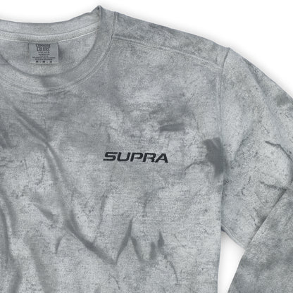 Supra Colorblast Crewneck Sweatshirt - Smoke