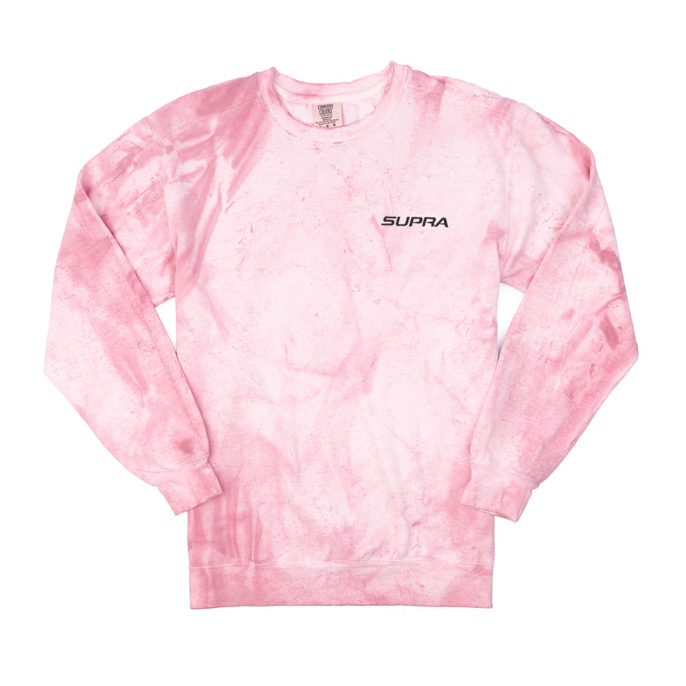 Supra Colorblast Crewneck Sweatshirt - Clay
