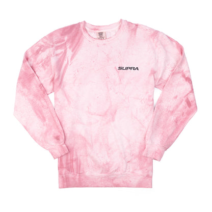 Supra Colorblast Crewneck Sweatshirt - Clay