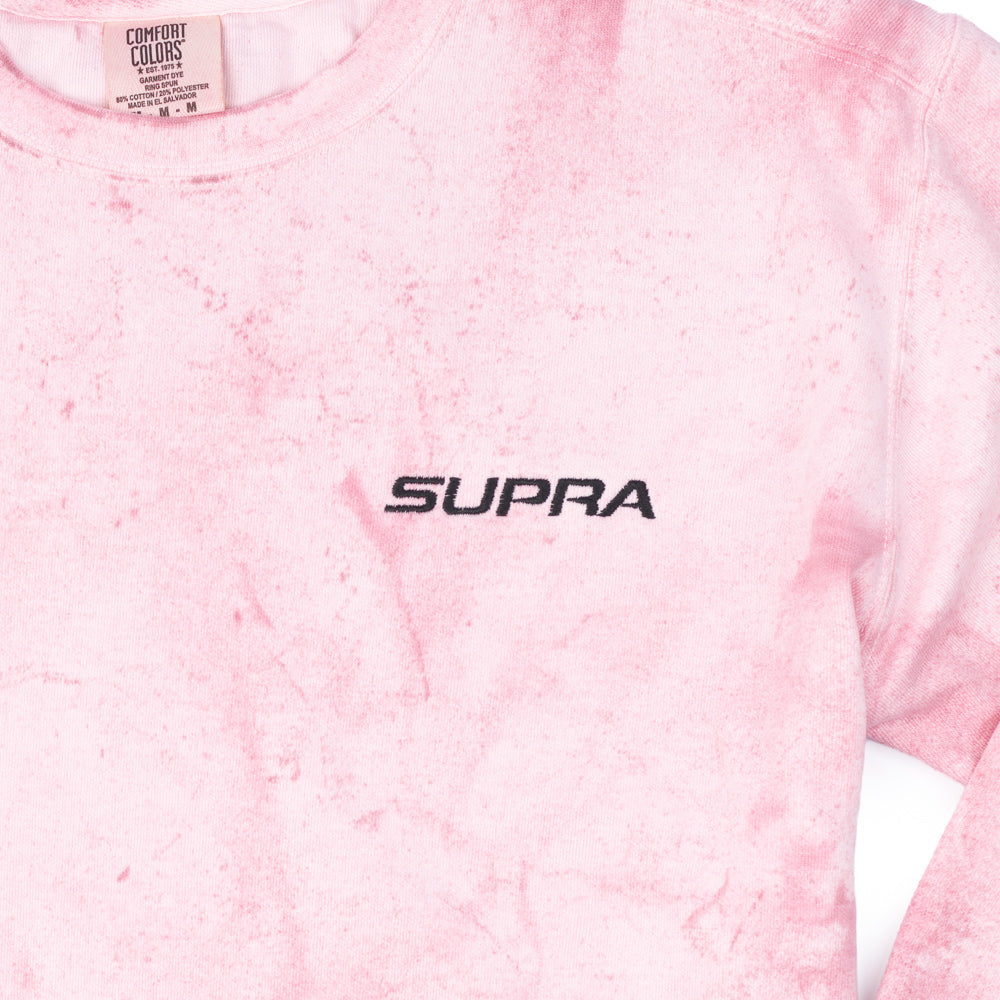 Supra Colorblast Crewneck Sweatshirt - Clay
