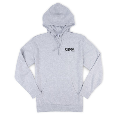 Supra Relentless Hooded Sweatshirt - Light Grey