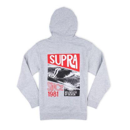 Supra Relentless Hooded Sweatshirt - Light Grey