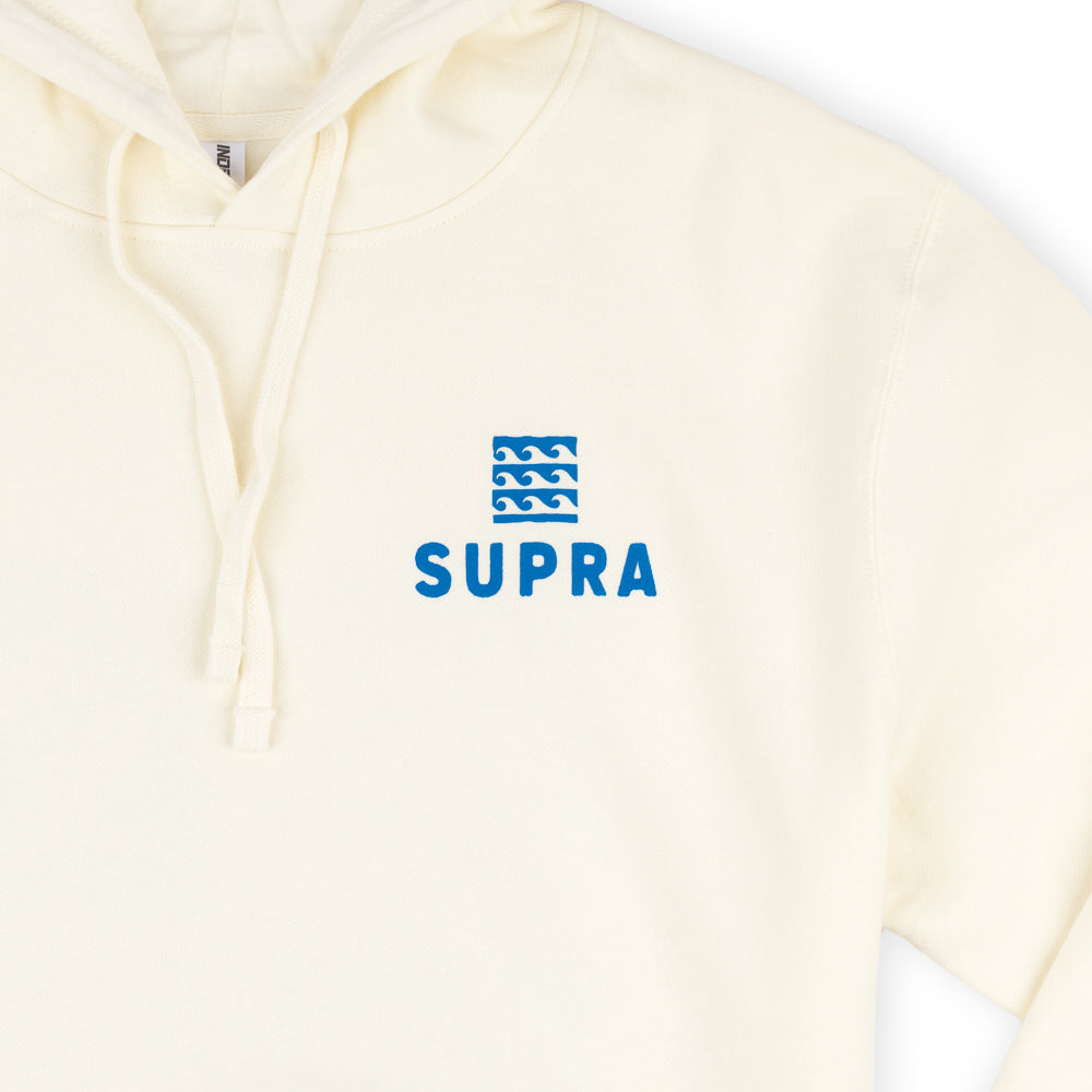 Supra Iconic Hooded Sweatshirt - Bone