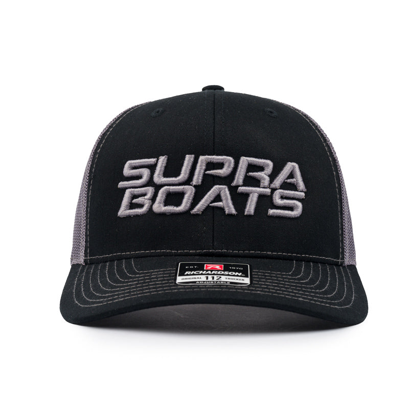 Supra Richardson Trucker Cap - Black / Charcoal