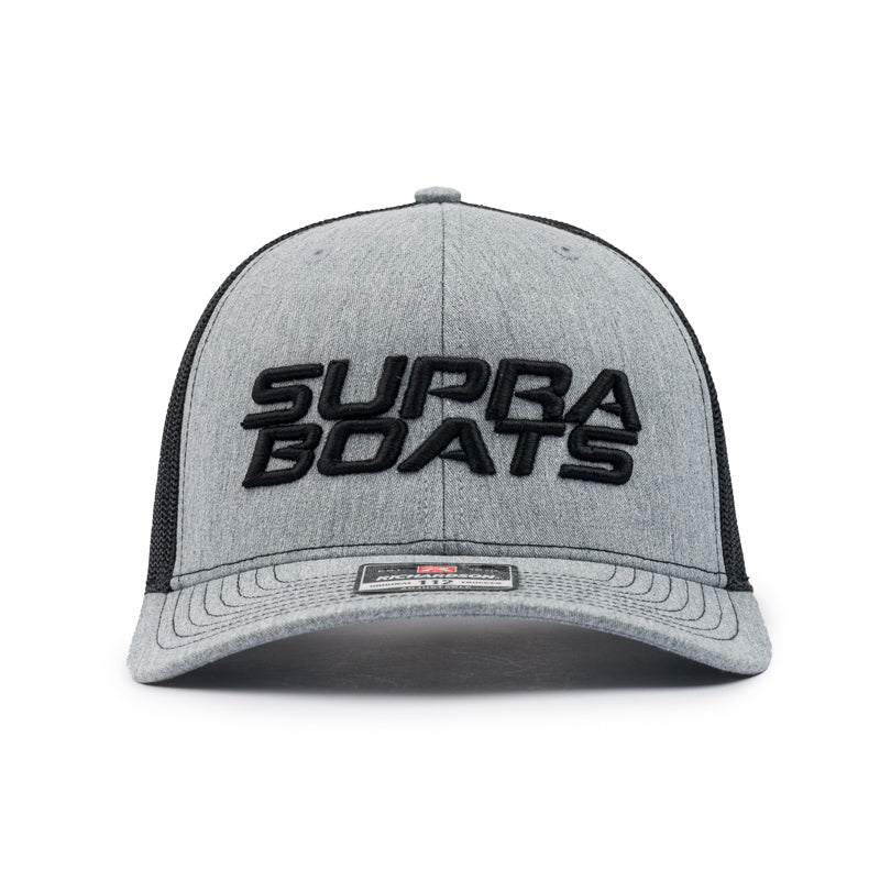 Supra Richardson Trucker Cap - Heather Grey / Black