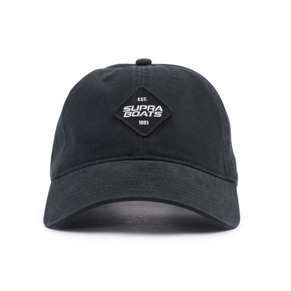 Supra Peached Twill Cap - Black