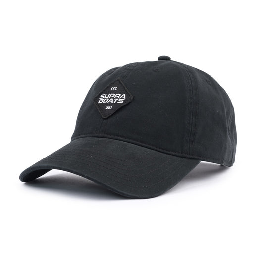 Supra Peached Twill Cap - Black