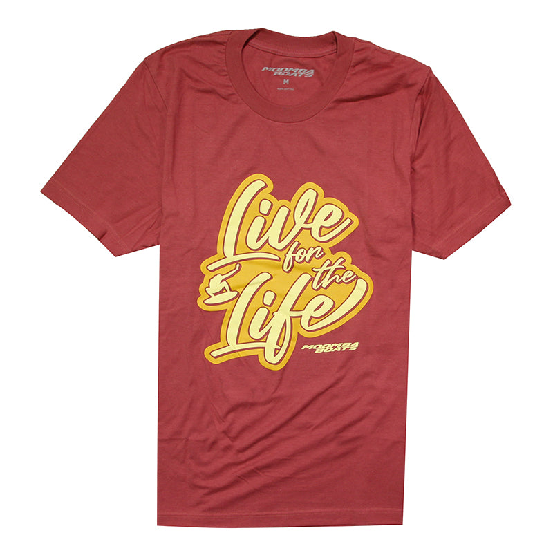 Moomba Live for the Life Tee - Terracotta - CLEARANCE