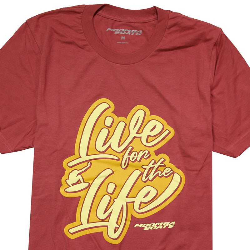 Moomba Live for the Life Tee - Terracotta - CLEARANCE