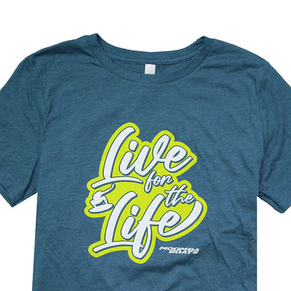 Moomba Women's Live for the Life Relaxed Tee - Heather Deep Teal - CLEARANCE